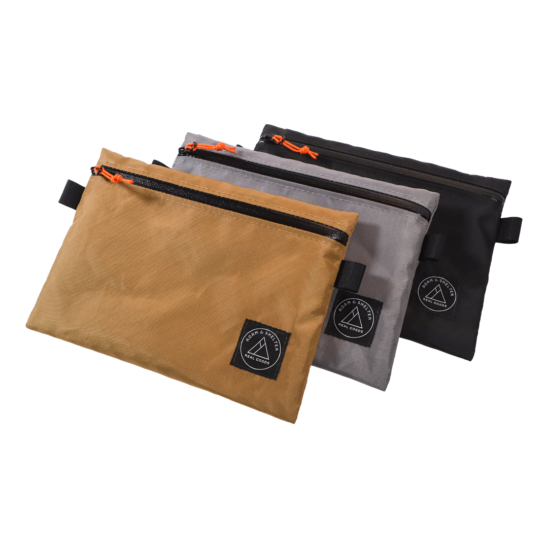 Traveler Zipper Pouches | Large - Handmade In Portland Oregon USA Traveler Zipper Pouches | Large - Handmade In Portland Oregon USA